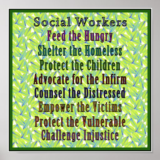 Social Workers Work! Print