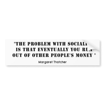Socialism Bumper Sticker by hqbumperstickers