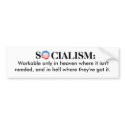 Socialism bumper stickers
