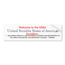 Socialism definition bumper stickers