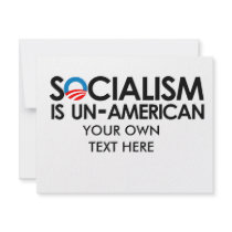 Socialism is un-American invitations by antiobama Socialism is un-American invitations