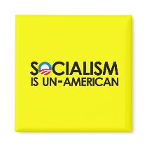 Socialism is un-American Refrigerator Magnets