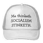 SOCIALISM STINKETH hats