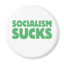 Socialism Sucks Fridge Magnet