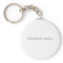 Socialism Sucks (Quiet) Key Chain