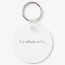 Socialism Sucks (Quiet) keychains by MisterRight Socialism Sucks (Quiet) keychains