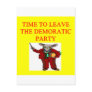 socialists  have hijacked the democratic party post card