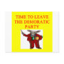 socialists  have hijacked the democratic party postcards