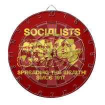 Socialists: Spreading the Wealth Dart Board Sets dartboards