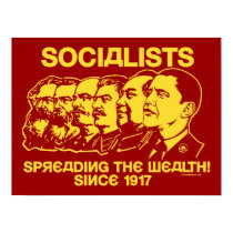 Socialists: Spreading the Wealth! Poster posters