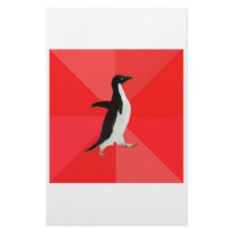 Socially Awesome Penguin Advice Animal Meme Personalized Stationery
