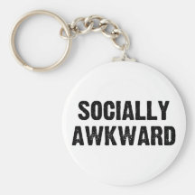 Socially Awkward Key Chain