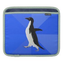 Socially Awkward Penguin ("Customize" to add text) Sleeves For iPads