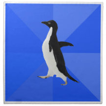 Socially Awkward Penguin ("Customize" to add text) Napkins