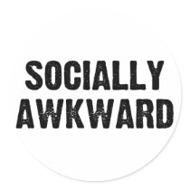 Socially Awkward stickers