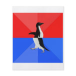 Socially Confused Penguin Advice Animal Meme flyers