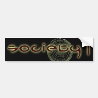 Society 1 Sticker Bumper Stickers