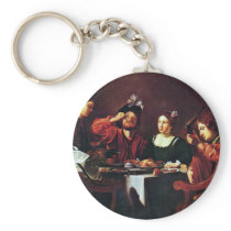 Society For Table By Tournier Nicolas Keychain