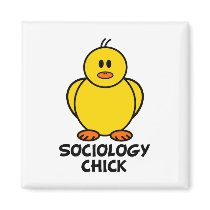 Sociology Chick magnets by chicktshirts8 Sociology Chick magnets