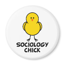 Sociology Chick magnets by chicktshirts8 Sociology Chick magnets