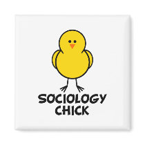 Sociology Chick magnets by chicktshirts8 Sociology Chick magnets