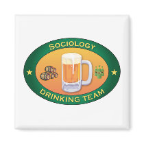Sociology Drinking Team magnets by busybrain Sociology Drinking Team magnets