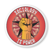 Sociology Is Power magnets by busybrain Sociology Is Power magnets