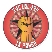 Sociology Is Power stickers by busybrain Sociology Is Power stickers