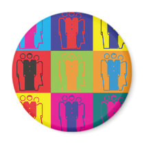 Sociology Pop Art magnets by sciencewillprevail Sociology Pop Art magnets