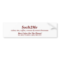 SocIt2Me (Bumper Stickers) bumper stickers by SocIt2Me SocIt2Me (Bumper Stickers) bumper stickers