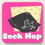 Sock Hop Beverage Coasters