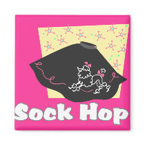 Sock Hop Fridge Magnets