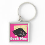 Sock Hop Keychain