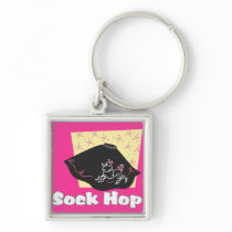 Sock Hop Keychain