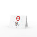 Sock Monkey 2nd Birthday Invitations cards