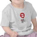 Sock Monkey 2nd Birthday t-shirts