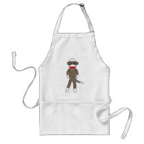 Sock Monkey Apron
