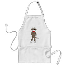 Sock Monkey Apron