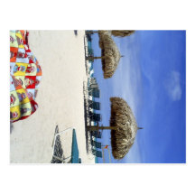 Sock Monkey Bag in Aruba at Eagle Beach Post Card