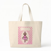 Sock Monkey Ballerina (personalize it) bags