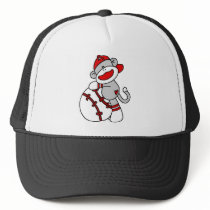Sock Monkey Baseball hats by sport_shop Sock Monkey Baseball hats