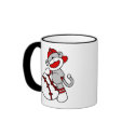 Sock Monkey Baseball mugs