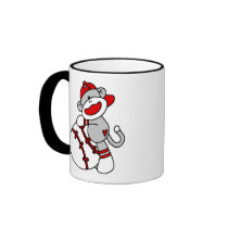 Sock Monkey Baseball mugs by sport_shop Sock Monkey Baseball mugs