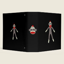 Sock Monkey Binder binders