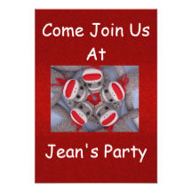 Sock Monkey Birthday Invitation
