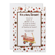 Sock Monkey, Boy Baby Shower Invitation invitation