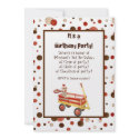 Sock Monkey, Boy Birthday Party Invitation