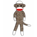 Sock Monkey by lil kolohe Jessica Ladies T-Shirt by kolohe Sock Monkey by lil kolohe Jessica Ladies T-Shirt