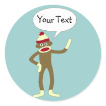 Sock Monkey Comic Speech Bubble stickers by sockmonkeys Sock Monkey Comic Speech Bubble stickers