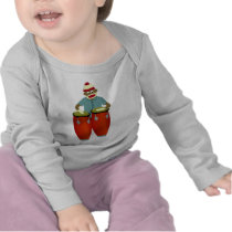 Sock Monkey Conga Player t-shirts by sockmonkeys Sock Monkey Conga Player t-shirts
